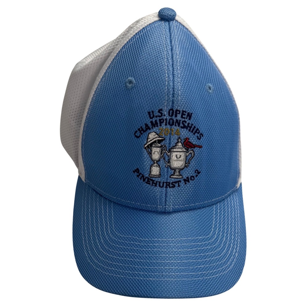 Imperial 2014 US Open Pinehurst No. 2 Golf Hat Blue White Mesh Adjustable‎ Cap
